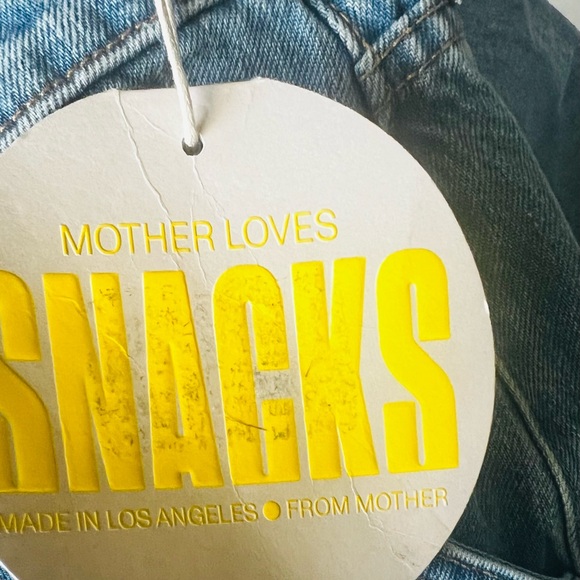 NWT SNACKS! MOTHER JEANS FUN HIGH-RISE SIZE 33 - Picture 10 of 10